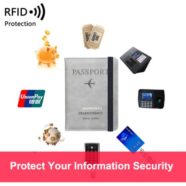 Couple Pass-port Wallet | Letter Women & Men Travel Wedding Pass-port Travel Wallet