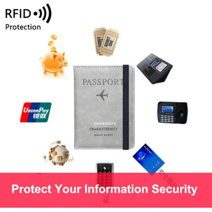 Couple Pass-port Wallet | Letter Women & Men Travel Wedding Pass-port Travel Wallet