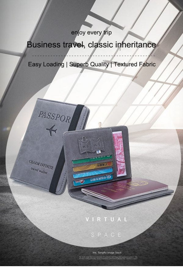 Couple Pass-port Wallet | Letter Women & Men Travel Wedding Pass-port Travel Wallet