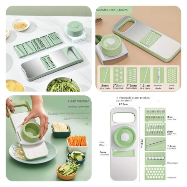 5 in 1 Vegetable Cutter cutter | Vegetable Cutter (random Color)
