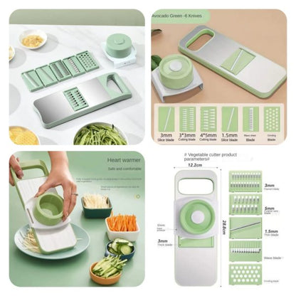 5 in 1 Vegetable Cutter cutter | Vegetable Cutter (random Color)