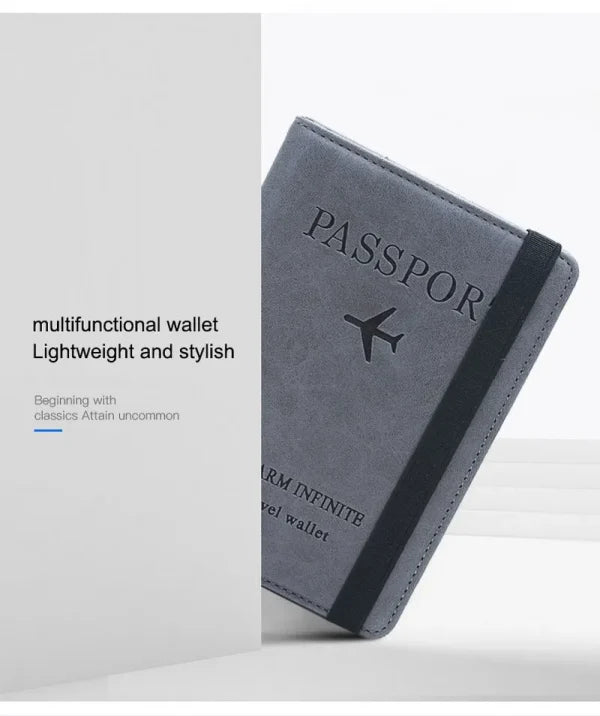 Couple Pass-port Wallet | Letter Women & Men Travel Wedding Pass-port Travel Wallet