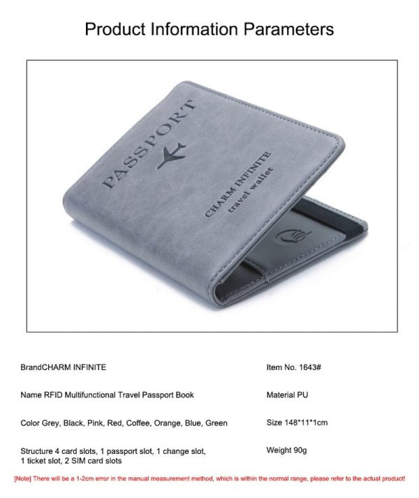 Couple Pass-port Wallet | Letter Women & Men Travel Wedding Pass-port Travel Wallet