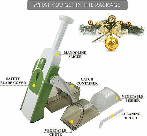4 In 1 Vegetable Cutter Chopper | Adjustable Multi-function