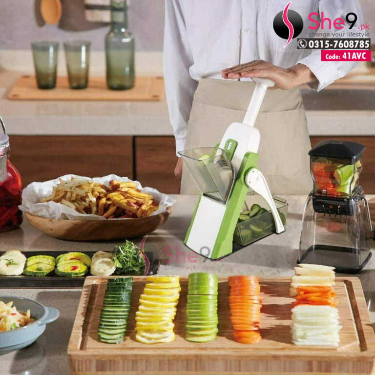 4 In 1 Vegetable Cutter Chopper | Adjustable Multi-function