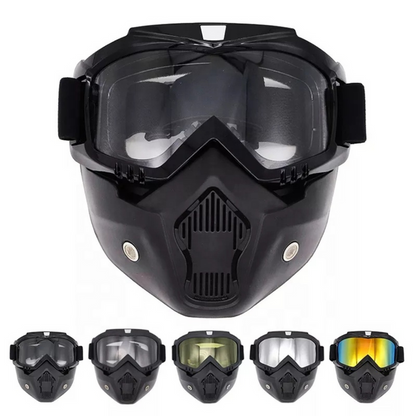 Motorcycle Goggles Face Mask ( Random Colors)