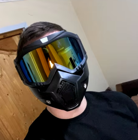 Motorcycle Goggles Face Mask ( Random Colors)