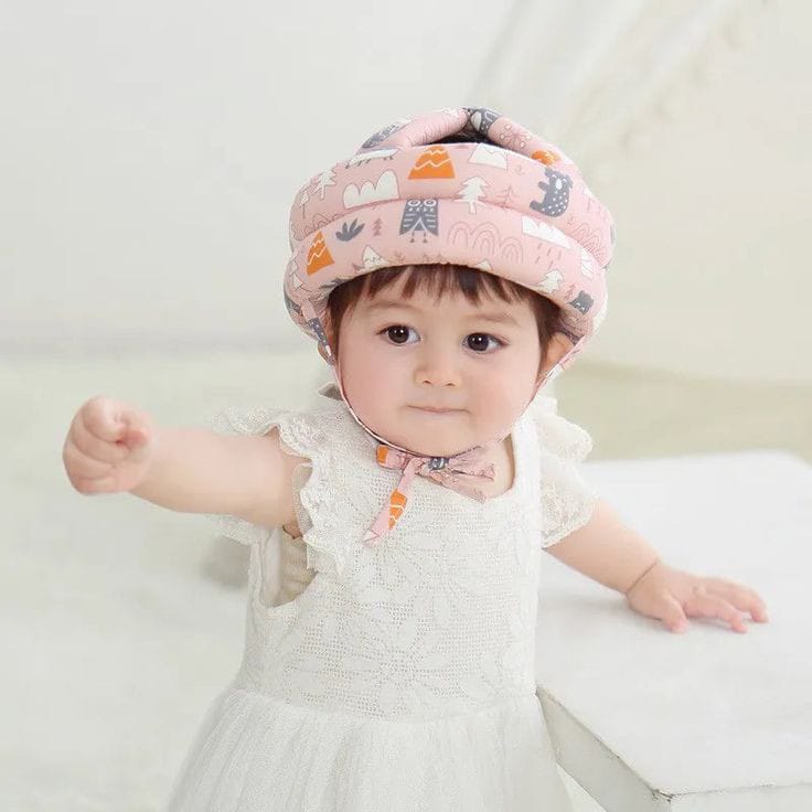 Baby Safety Helmet + Baby Toothbrush ( Pack Of 2 ) - My Store