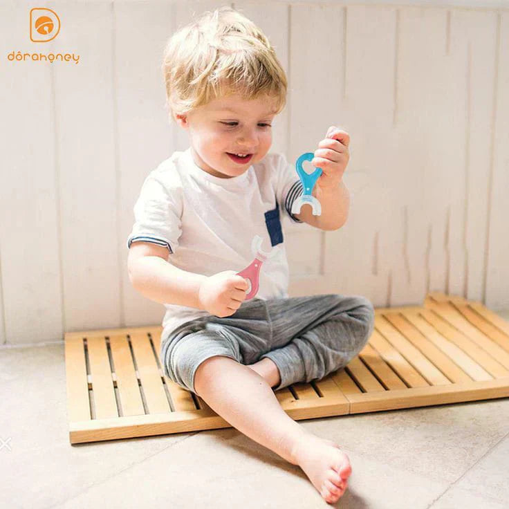 Baby Safety Helmet + Baby Toothbrush ( Pack Of 2 ) - My Store