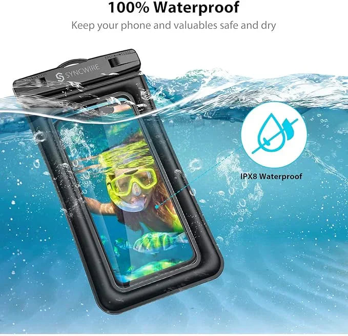 Water proof Transparent Mobile cover for Safety And Swimming Pool 1 Pc - My Store
