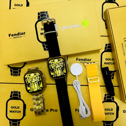 Fendior G9 Ultra Max Smart Watch | Gold color smart watch