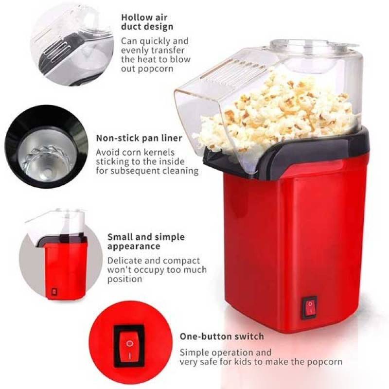 Hot Air Popcorn Popper Maker - My Store