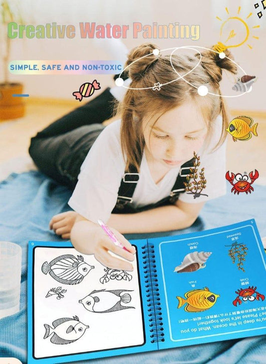 Magic Water Coloring Book For Kids - My Store