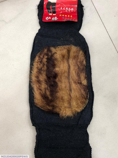 Adjustable Cashmere Wool knee Warmers -30° Warm Knee Pads With Straps - My Store