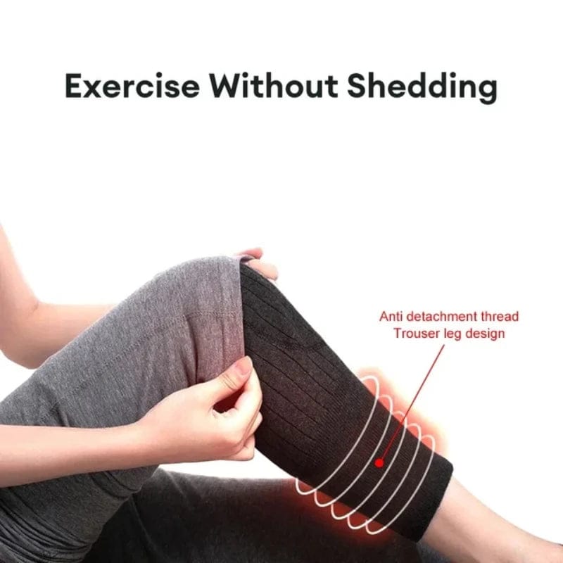 Adjustable Cashmere Wool knee Warmers -30° Warm Knee Pads With Straps - My Store